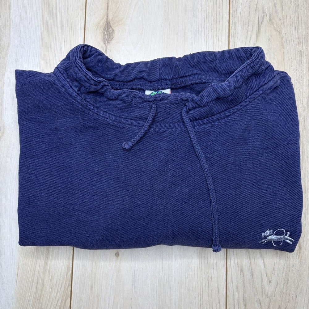 WEK Men's Dog Love Knit Drawstring Sweater Size Large Vintage USA